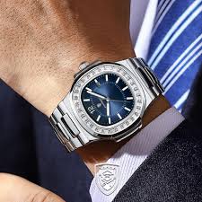 "ساعة رجالية POEDAGAR أنيقة وعصرية - تصميم فاخر لكل مناسبة"